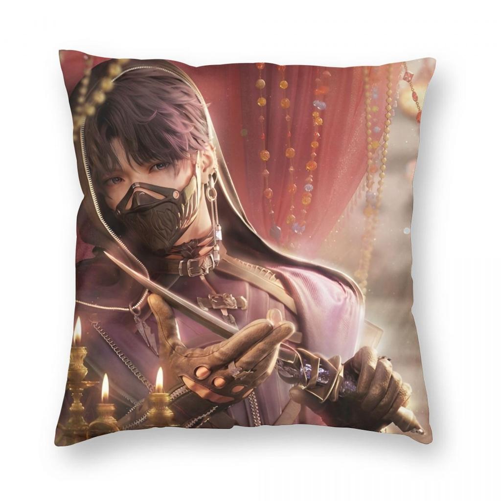 Love And Deepspace Rafayel Pillowcase Printing Polyester Cushion Cover Decor Pillow Case Cover Living Room Zippered 18''