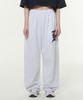 TAKEASY Women'S R Logo Wide Pants (White Melange)