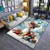Christmas reindeer holiday festive cheer carpet Yoga living room room decor children's crawling mat doormat area rug