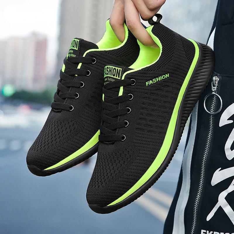 Athletic Shoes For Men Shoes Sneakers Black Casual Men Women Knit Sneakers Breathable Athletic Running Walking Gym Shoes