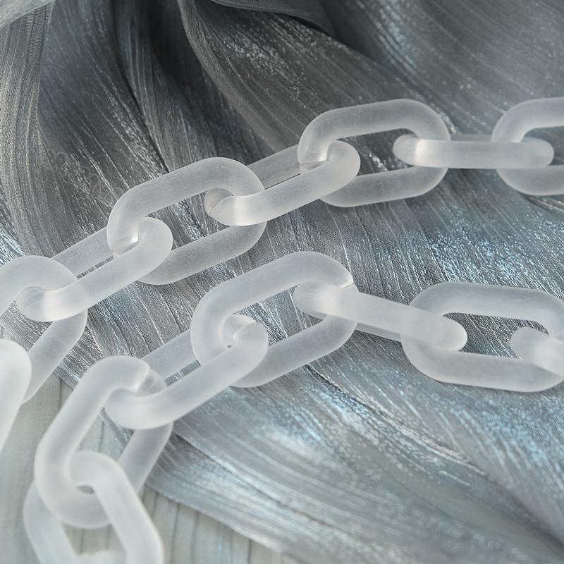 New Phone Accessory Detachable Parts Chain Matte White Crossbody Resin Luxury Strap Phone Case Chains Candy Neon Acrylic Shoulder Chain