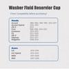 Washer Fluid Cap Windshield Wiper Reservoir Cover Compatible with Acura MDX RDX Honda Civic Odyssey 38513-SC4-672
