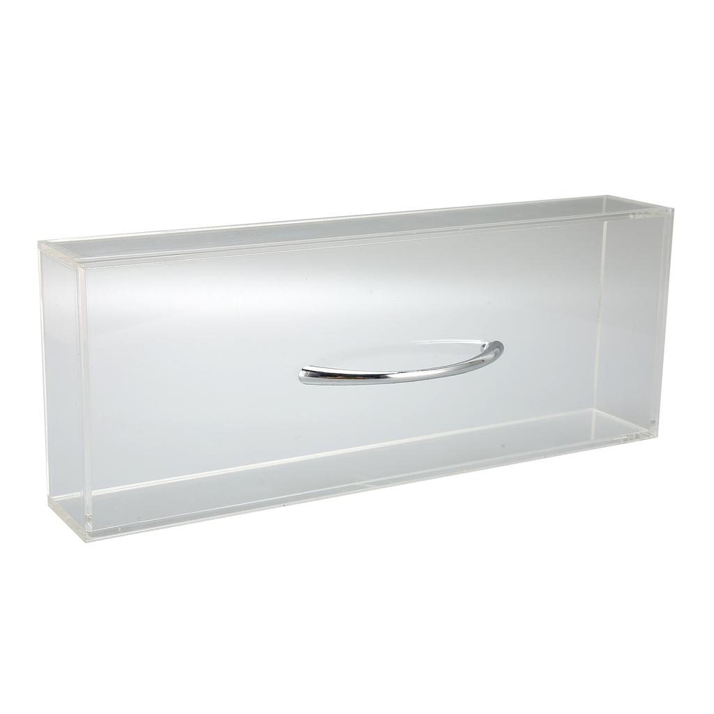 Transparent Dustproof Box Large Capacity Good Protection Watch Dustproof Box with Handle for