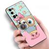 Kreskówkowa Sowa Słodkie Sowy Etui Dla Huawei NOVA 8 9 Pro 8i 7i 7SE Y60 5T Mate 40 30 20 10 Lite Honor 50 30 Premium Pro Plus 30S Pokrowiec