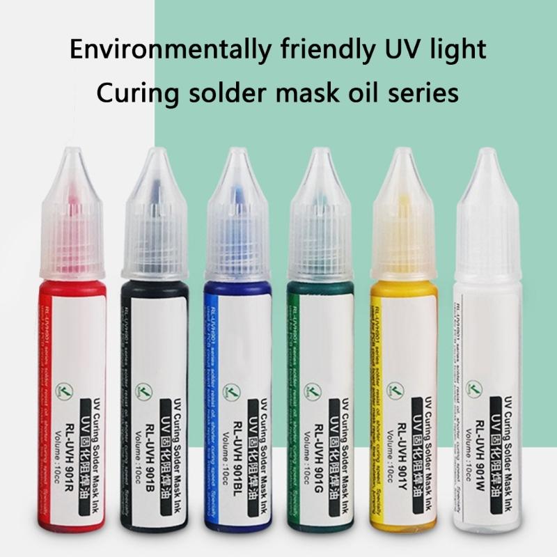 Fast Curing UVs Solder Mask Oil for PCB Manufacturing and Repair Professional Superior Board Protections