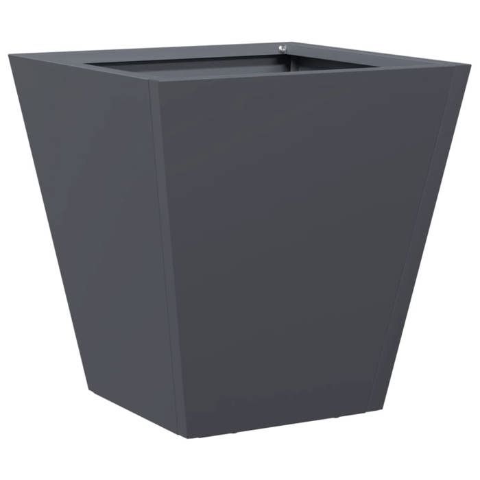 VidaXL Anthracite Planter 30x30x30 Cm Steel, Outdoor Planter, Flower Box, Garden Box, Planter of 851042