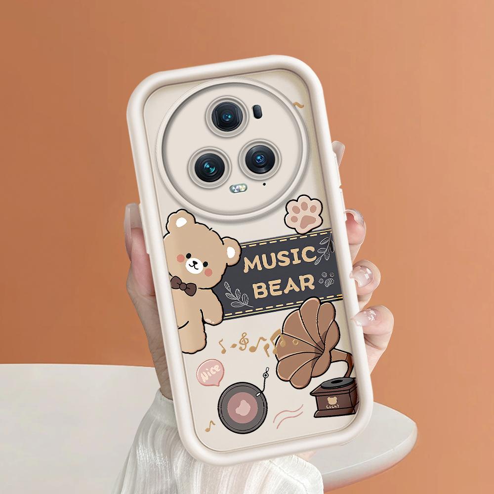 

Мягкий силиконовый квадратный чехол с рисунком лестницы для телефона, полное покрытие, противоударный защитный резиновый чехол для камеры для Huawei Honor Huawei P50 белый