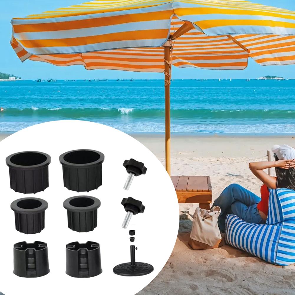 Cap Patio Umbrella Stand Replacement Parts Stand Base Stabilizer Sleeve Sun Umbrella Base Accessories for Outdoor Spaces