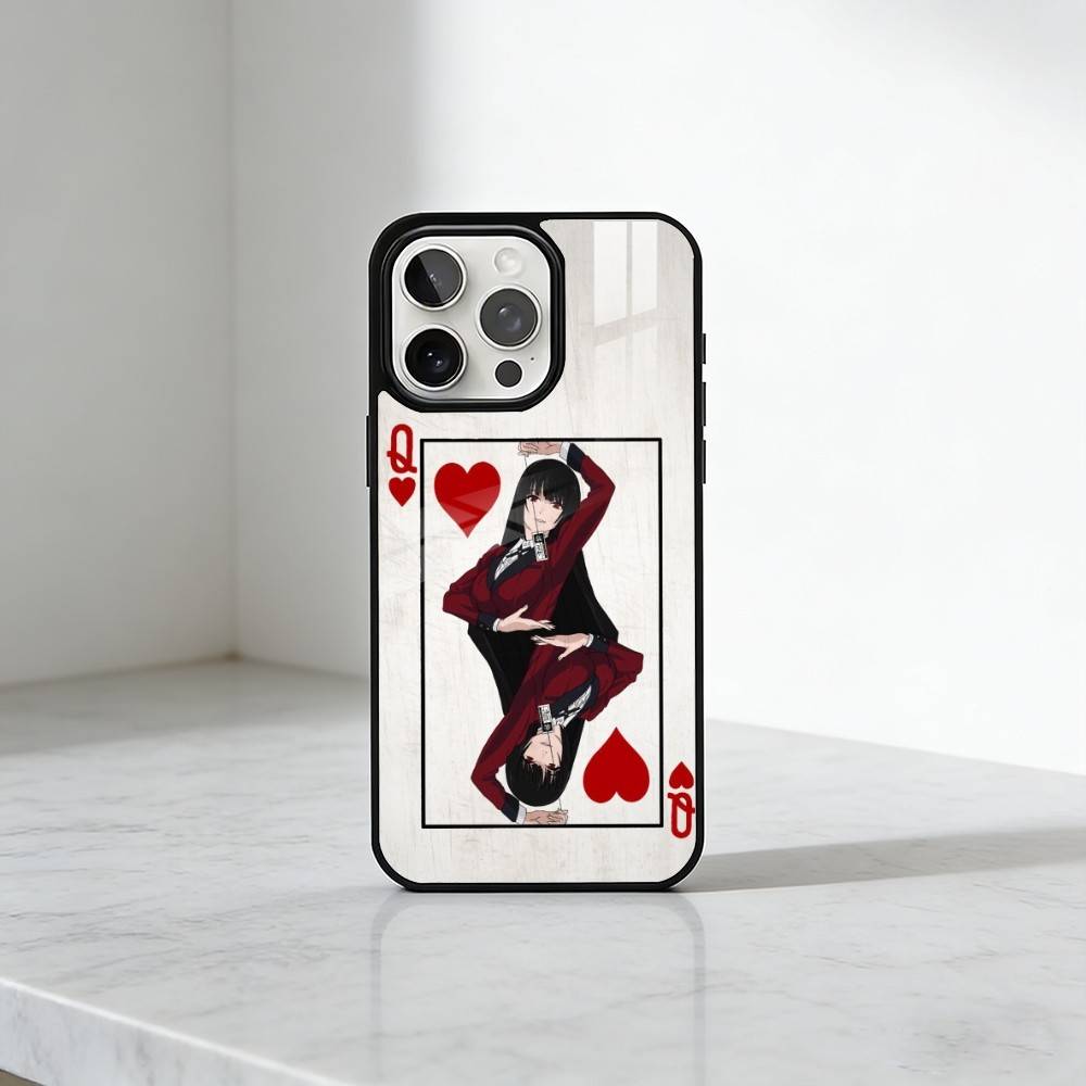 K-Kakegurui Y-Yumeko Phone Case For iPhone17,16,15,14,13 Plus,Pro Max Magnetic For Magsafe Wireless Charging
