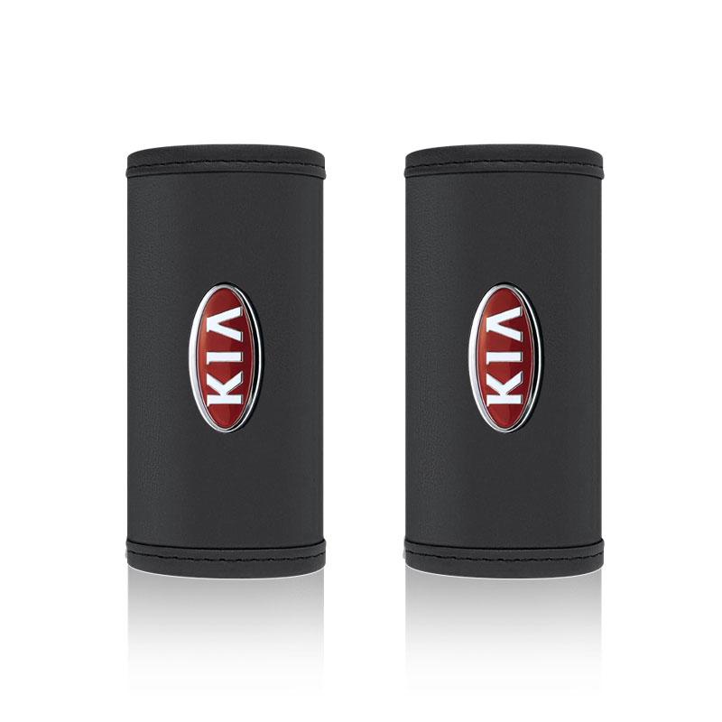 

Автомобильная кожаная ручка на крыше Защитный коврик от царапин Аксессуары для KIA Sportage Rio Ceed Proceed Sorento Picanto Optima Niro 2Pcs чёрный