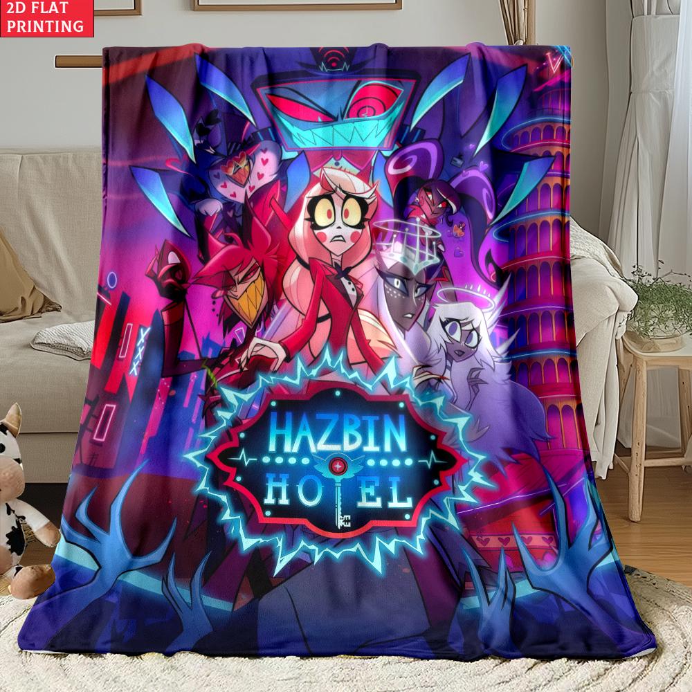 Anime Thin Flannel Blanket for Bedrooms,Living Rooms,Sofas Blankets,Offices,Lunch Breaks,Picnics,blankets Fluffy Blanket