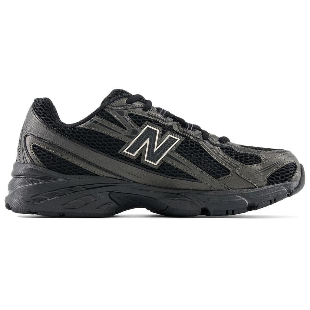 New Balance Nr. 740 Bequeme Vielseitige Langlebige Low-Top Freizeitschuhe Unisex Freizeitschuhe Schwarz U740BR2