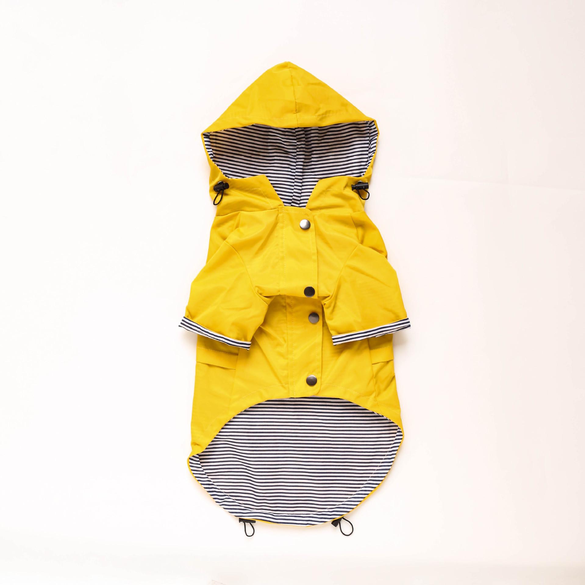 

Waterproof Pet Dog Coat for Small Medium Large Dogs Windproof Jacket Dog Raincoat Dog Sport Hoodies Pet Clothes pink yellow S