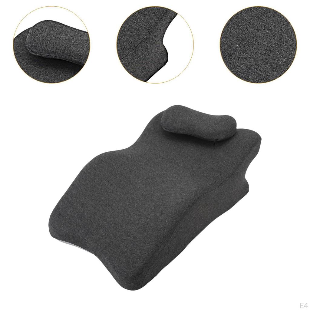 Ergonomic Wedge Pillow for Camping and Home Relaxation