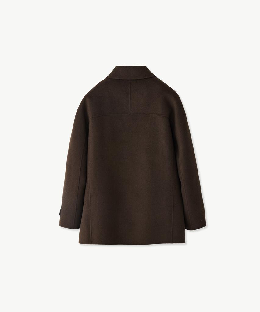 STCO Balmacaan Half Coat_Brown (Basic Fit)_Sctvd07Nsh