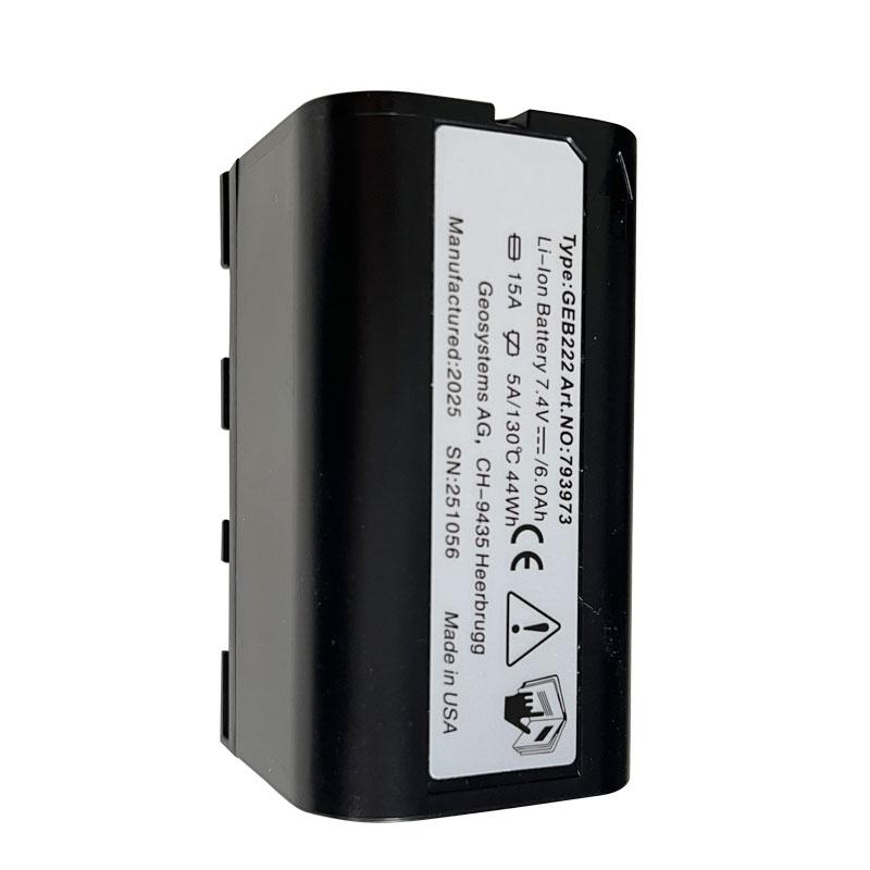 GEB222 Battery for Leica TS02 TS06 TS09 TS12 TS16 ATX1200 GPS1200 GRX1200 Total Stations 7.4V 6000mAh Surveying Instrument