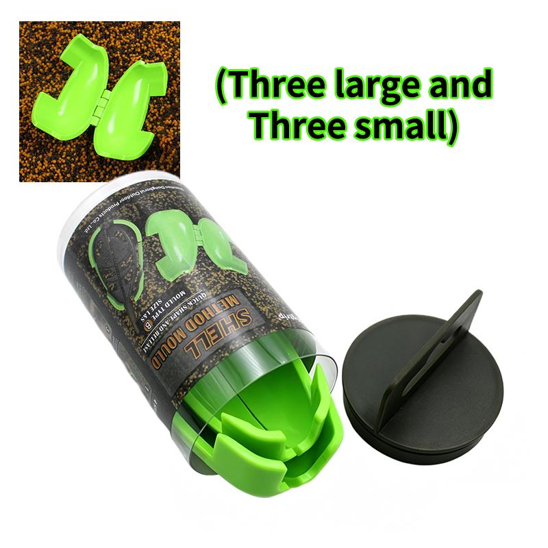 Method Feeder Mould Shell Bait Mold Tool Set For Carp Fishing Bait Press Mould Coarse Fishing Terminal Tackle Accessories