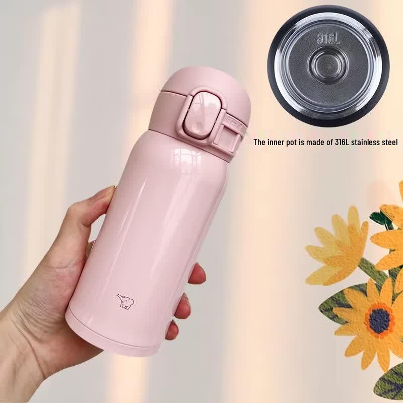 Zojirushi SM-WL36C Lightweight Portable 316L Stainless Steel Insulated Mug