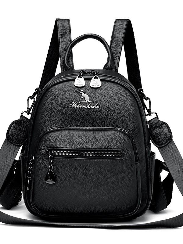 2025 Autumn/Winter Women's Multi-Compartment Large Capacity Backpack - European & American Style Shoulder Travel Bag