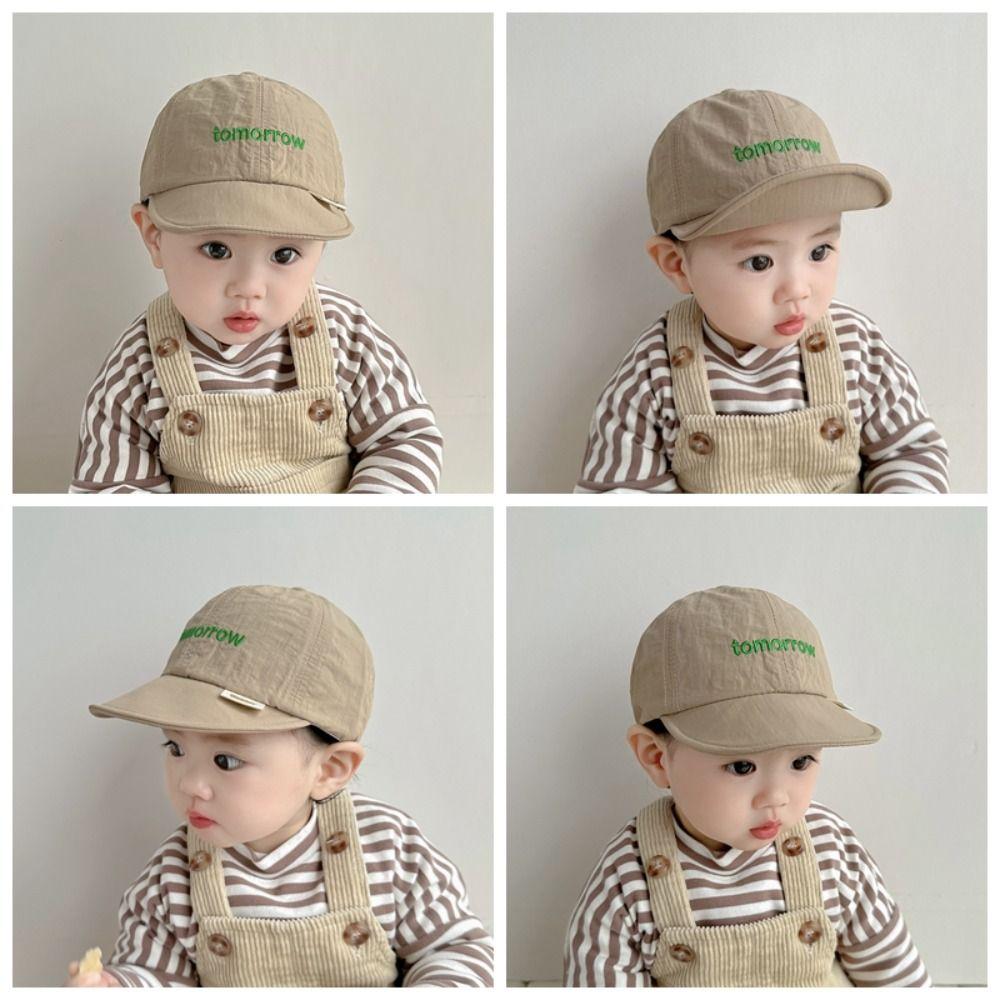 Soft Baby Peaked Hat Summer Children Visors Cap New Letter Baseball Cap Boys Girls