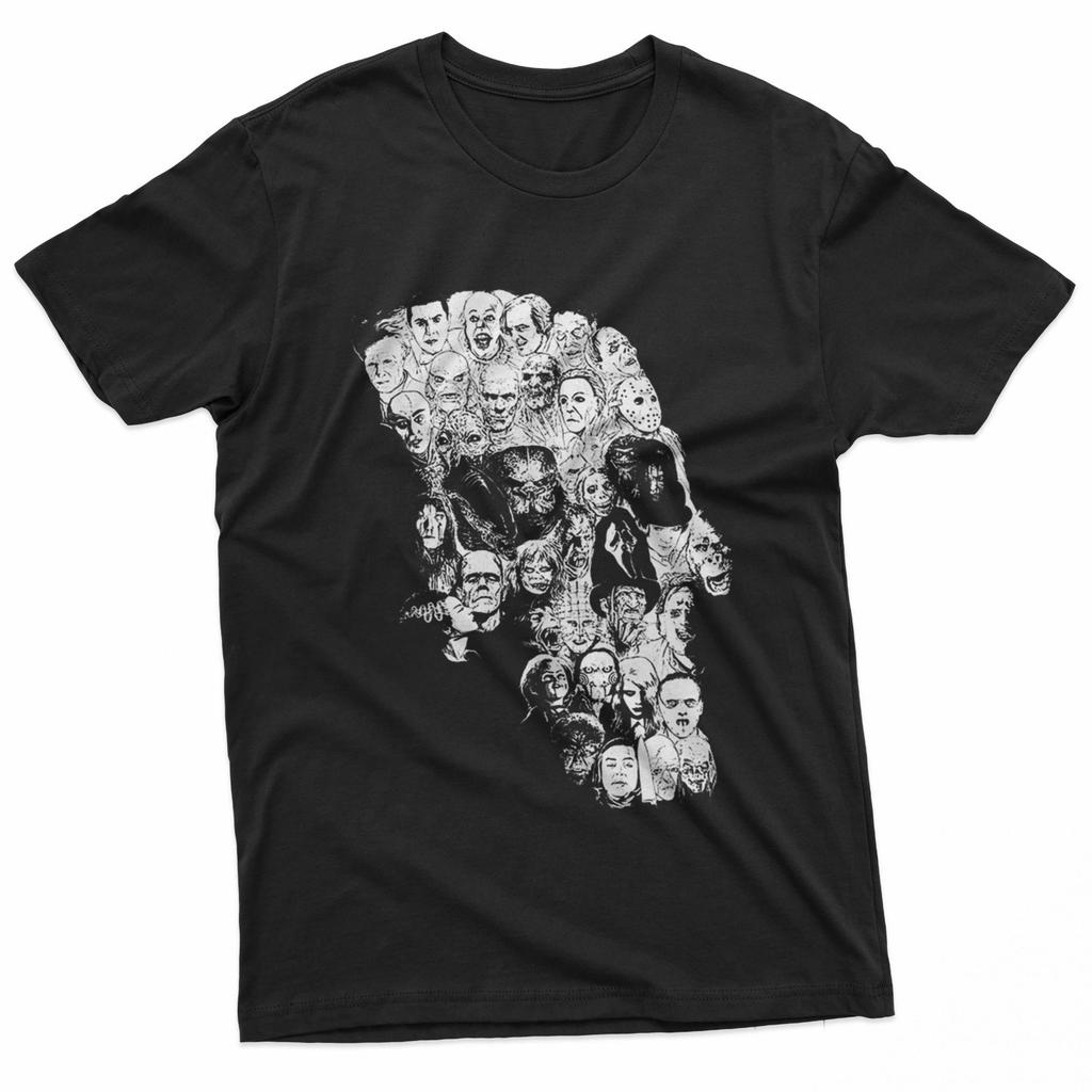 Horror Skull Art Design - Spooky Macabre Goth Aesthetic T-Shirt