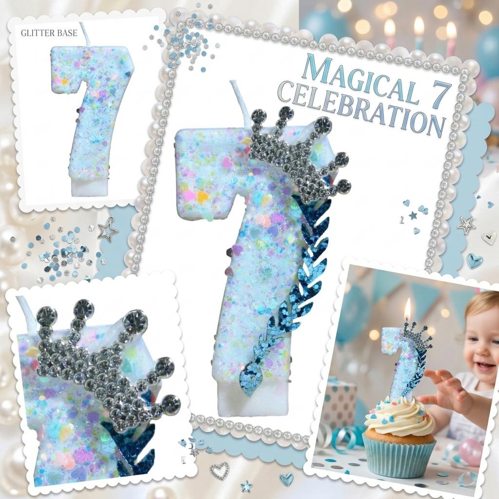 Fashion Cartoon Creative Birthday Candles Party Digital Candles