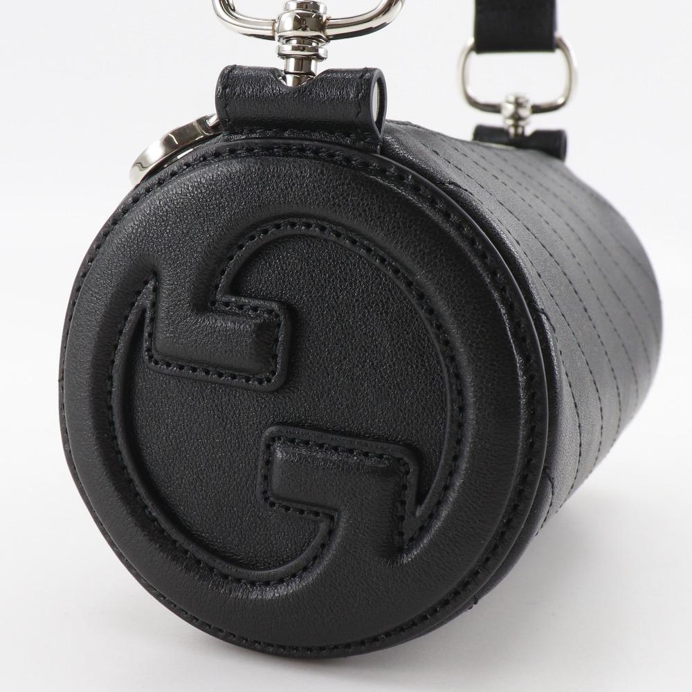 GUCCI Blondie Mini Shoulder Shoulder Bag 760170 black leather Women Used