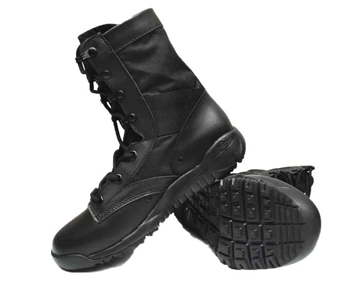 

Men Ankle Work Boots Combat Shoes Super Light Tactics Boots Desert Shoes Breathable Boots Black High Top Men s Shoes 46