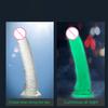 Yousheng Dildo Anal Masturbator Transparent Effective TPE Female G-spot Masturbator Dildo for Lesbian