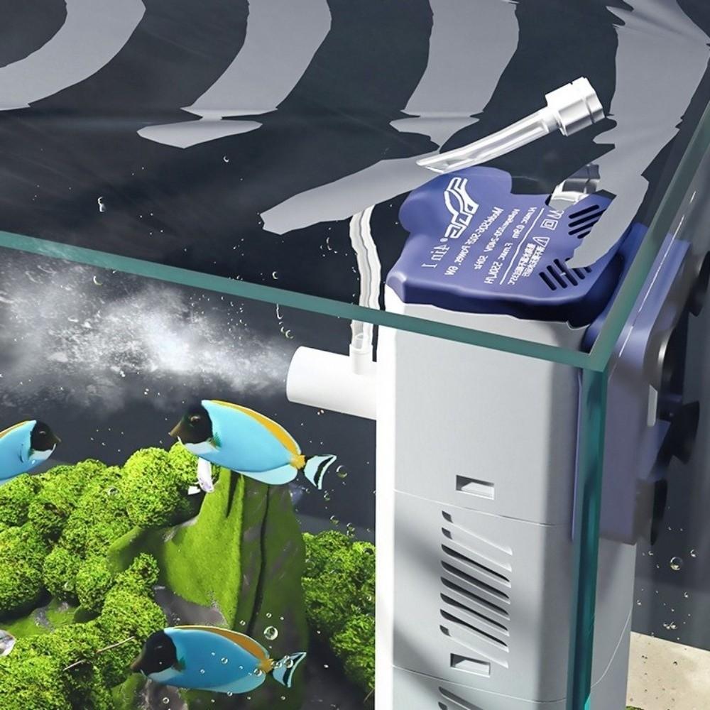 4-in-1 Filter Fish Tank Filter Pump Circulation Aeration Aquarium Air Pump  Freshwater Aquarium