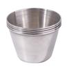 12PCS/SET Small Size Dipping Sauce Cup 304 Stainless Steel Seasoning Dish  Western Cuisine