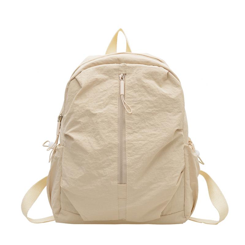 Schoolbag High school schoolbag Female college student lightweight travel bag Simple casual backpack Men's fashion large-capacity backpack