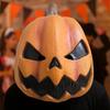 Latex Halloween Pumpkin Head Mask Novelty Trick or Treat Jackolantern Mask Breathable Head Cover Scary Pumpkin Mask