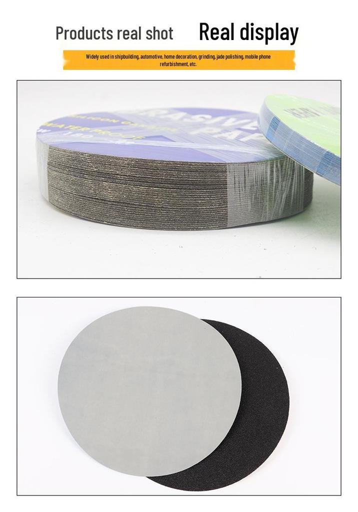 Eagle Brand 8-inch Wet/Dry Metallographic Sanding Disc for Woodworking and Polishing
