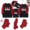 Haomiao Christmas Family Pajama Set: European & American Parent-Child Homewear Collection
