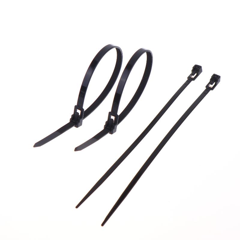 100/300Pcs Durable Nylon Wire Fasteners Reusable Plastic Cable Zip Ties With Quick Release For Home Office And Outdoor Use