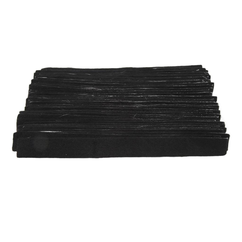 50pcs Incense Burner Ash Catcher Pads Long Strips Heat Insulating Cotton Fireproof Incense Burner Pads