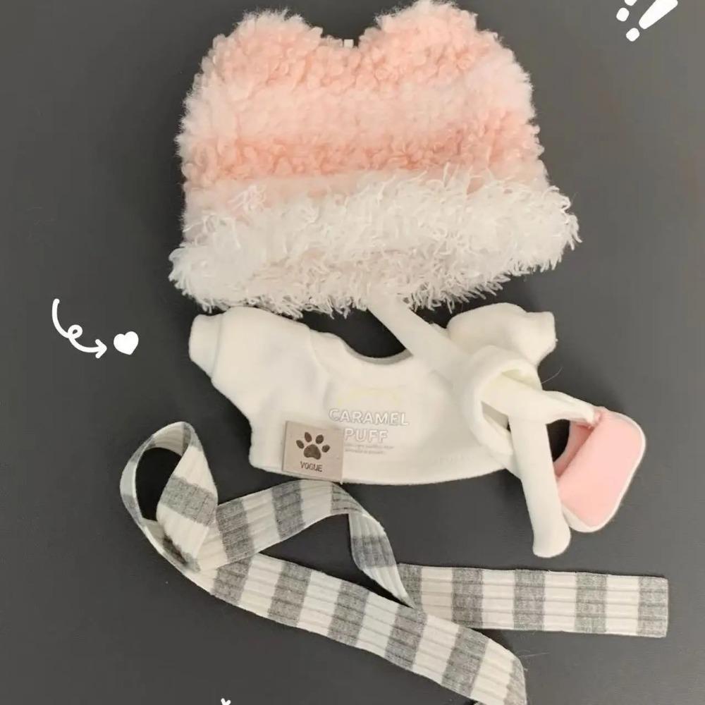 Cute Kawaii Cotton Doll Clothes Set Suitable for 10cm/20cm Cotton Plush Toy Replacement Clothing Set