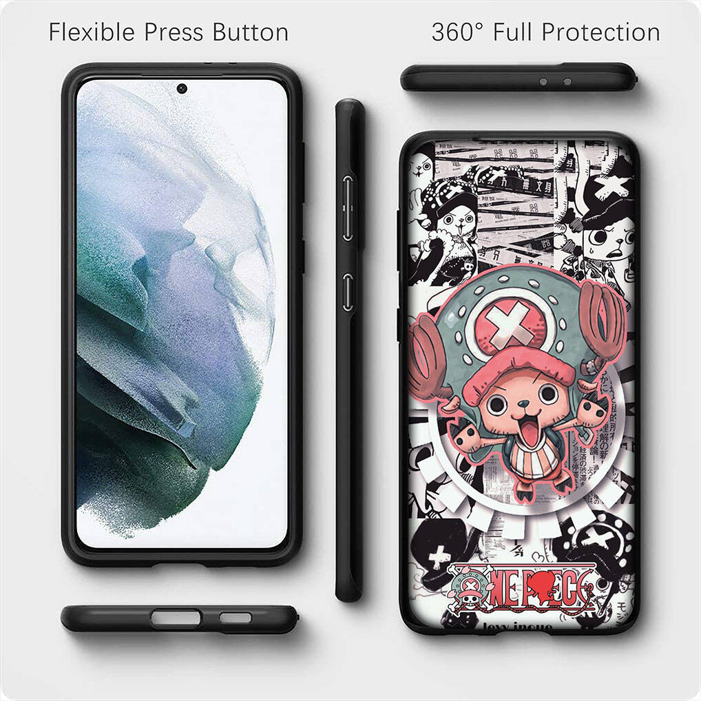 For Motorola Moto Edge 70 60 50 G54 G86 Samsung Galaxy S25 iPhone 17 16 15 Redmi Note 14 13 Pro Max Case Wallpaper One Piece Luffy Tony Chopper Cover