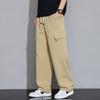 Men's Overalls Spring and Autumn New Youth Loose Casual Sports Pants Men's Solid Color Trousers