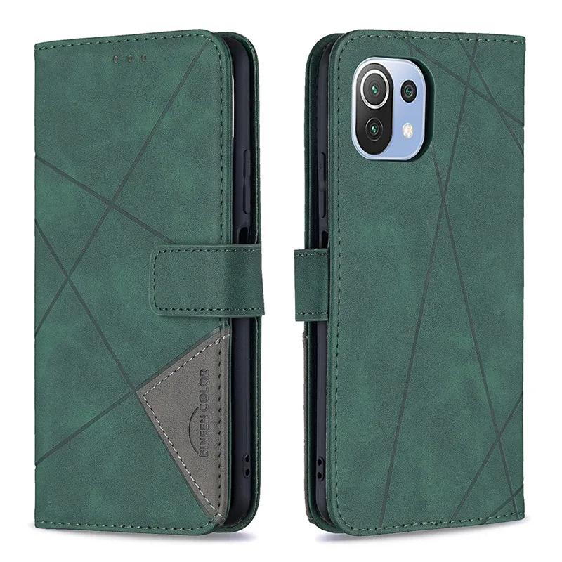 Flip-On Für Xiaomi Mi 11 Lite 5G Klassische Handy-Geldbörse Lederhülle Für Xiomi11 Mi11 Lite 11Lite Youth Hülle Kartensteckplatz Rückseite