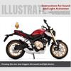1:12 Honda CB650 Little Monkey Motorcycle Model Toy Car Wheel Steering Shock Absorption Alloy Motor Models Kids Ornament Toys