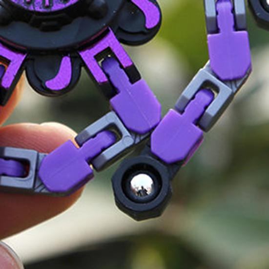 Deformation Spinning Top Portable Stress Relief Fingertip Mechanical Gyro Educational Chain Spinner Sensory Toy Kids Adults Gift
