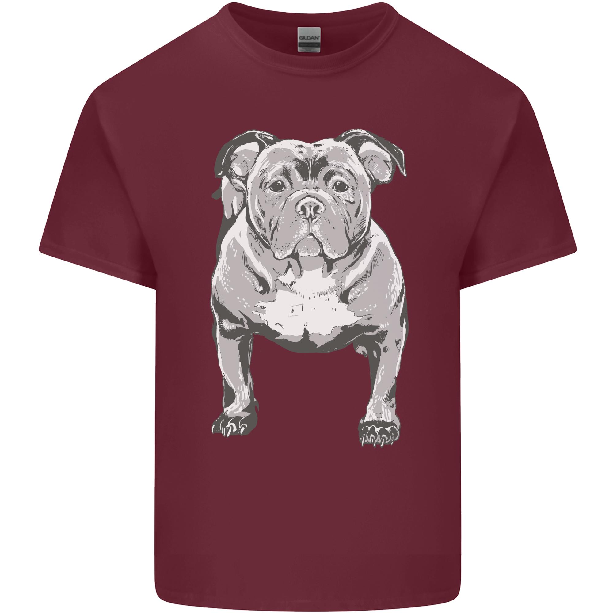 American Bully Striking a Pose Dog Unisexs Light Cotton TShirt S