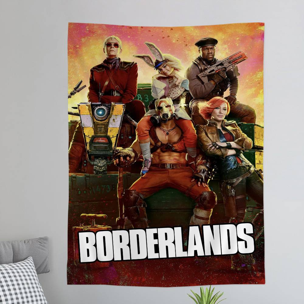 Game BBORDERLANDS Printed Large Wall Tapestry Wall Hanging Decoration Household Decor Blanket