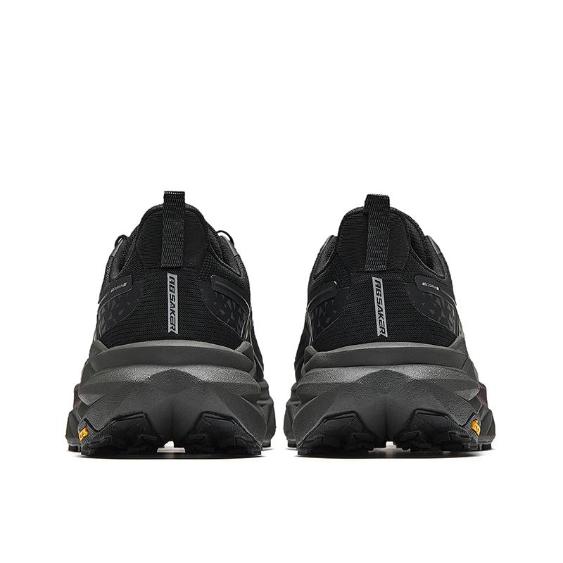 Anta Peregrine Falcon 3 Textile, Rubber Low Top Running Shoes Men's Basic Black 112625507A-3
