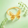 Open Butterfly Ring Stainless Steel Gold Color Women Aesthetic Finger Rings Kpop Fashion Wedding Jewelry Gift Wholesale