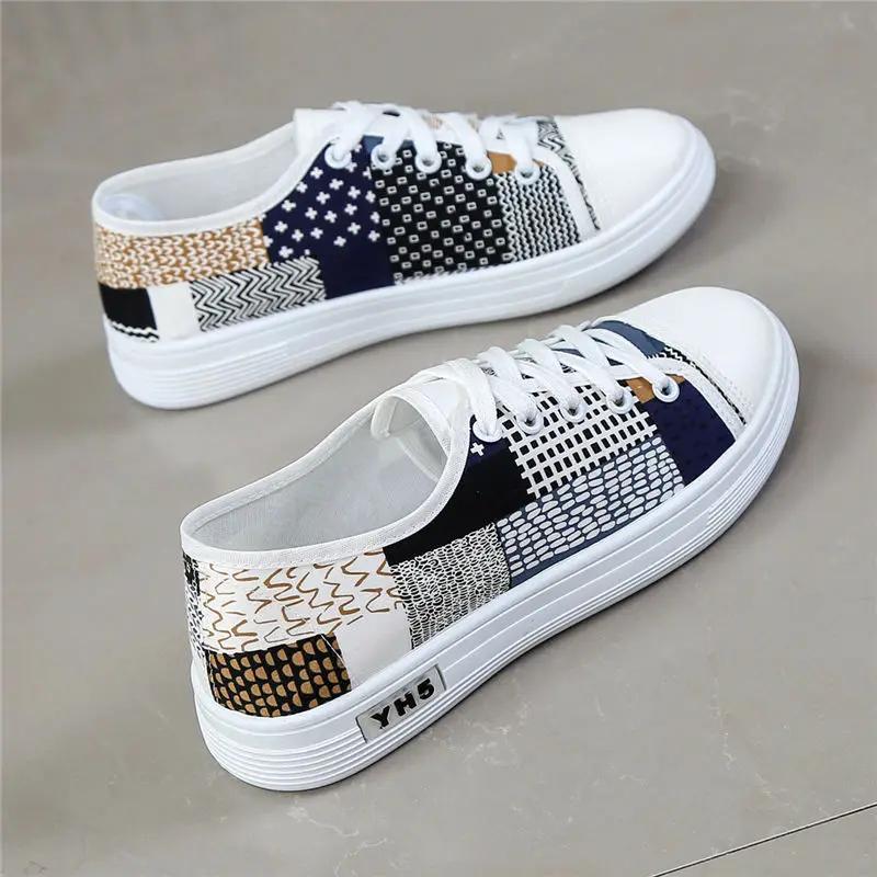 Fashion Original Soft Lace Up Women's Shoes Sale On Offer Aesthetic Casual Comfortable and Elegant Light Cheap Korean 39 Ladies Footwear