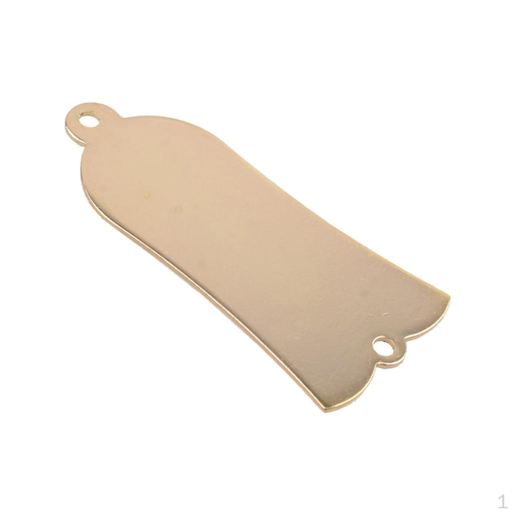 Shaped 2 Holes Rod Cover with Screws Set for Guitar Bass Accessories