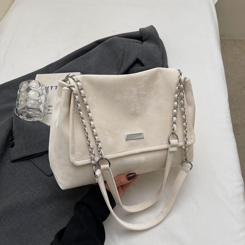 Premium Sense Retro Underarm Bag Women 2025 New Large Capacity Chain Shoulder Bag Work Bag
